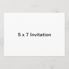 Convite Personalizado 5 x 7 (Horizontal)