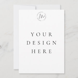 Convite personalizado 5x7