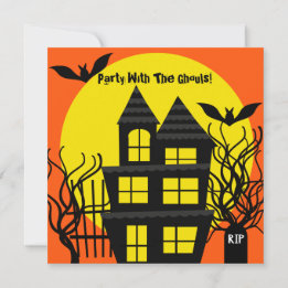 Convite Personalizado à Casa Halloween