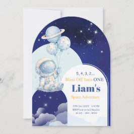 Convite Personalizado de Aniversário de Um Ano no 