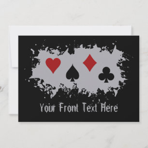 Convite personalizado de apresentação de cartão