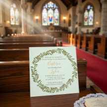 Convite Personalizado De Batismo De Frota Oleícola