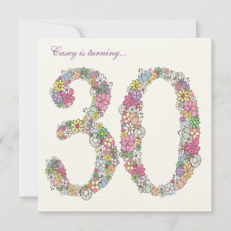 Convite Personalizado de Bloom de Primavera de ani