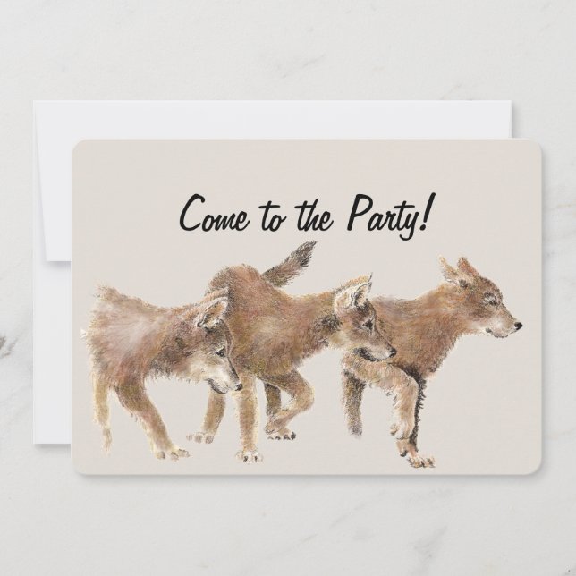 Convite Personalizado De Bois De Aniversário Para  (Frente)