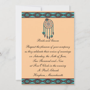 Convite Personalizado De Casamento De Dreamcatcher