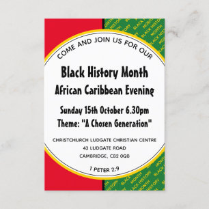 Convite Personalizado de Celebração de MÊS de HIST