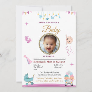 Convite Personalizado de Chá de Bebê