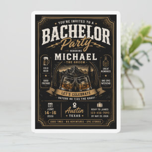 Convite Personalizado de Despedida de Solteiro