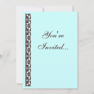 Convite Personalizado de Elemento Medieval Marrom