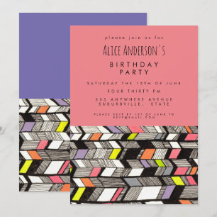 Convite Personalizado de Festa de aniversário de