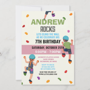 Convite Personalizado de Festa de Aniversário de E