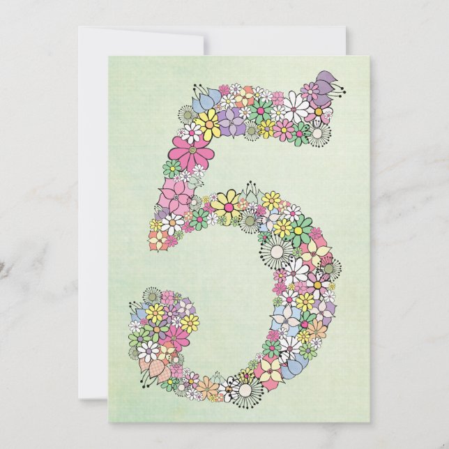 Convite Personalizado De Festa de aniversário De R (Frente)