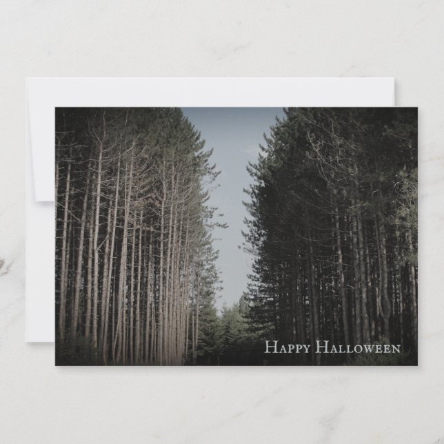 Convite personalizado de festa de Halloween retrô (Frente)