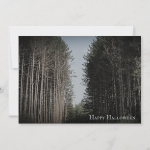 Convite personalizado de festa de Halloween vintag
