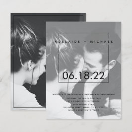 Convite Personalizado De Foto Elegante