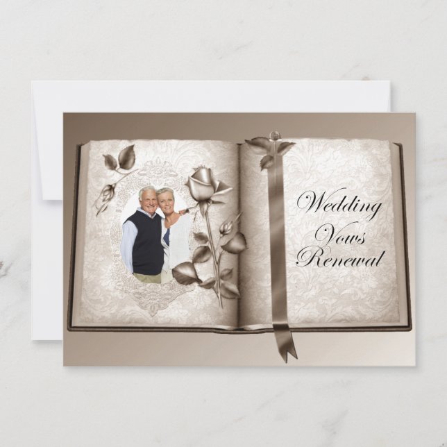 Convite Personalizado De Fotografias De Renovação  (Frente)