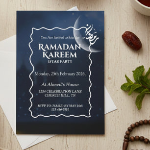 Convite Personalizado de Iftar Ramadan Kareem