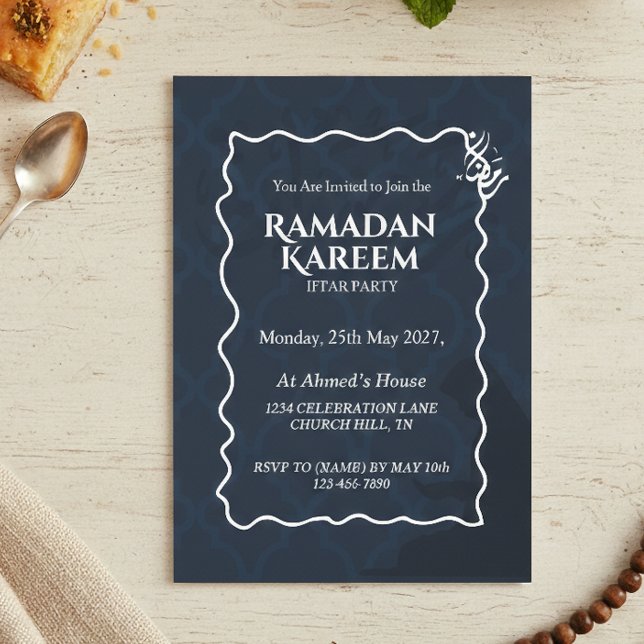 Convite Personalizado de Iftar Ramadan Kareem (Criador carregado)
