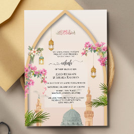 Convite Personalizado de Nikah da Masjid An-Nabawi