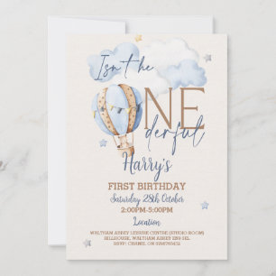 Convite personalizado de primeiro aniversario OneM