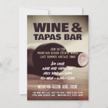 Convite Personalizado de Vinho e Música em Folheto