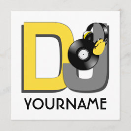 Convite personalizado DJ