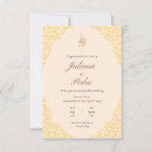 convite personalizado e anúncio Cartão de casament