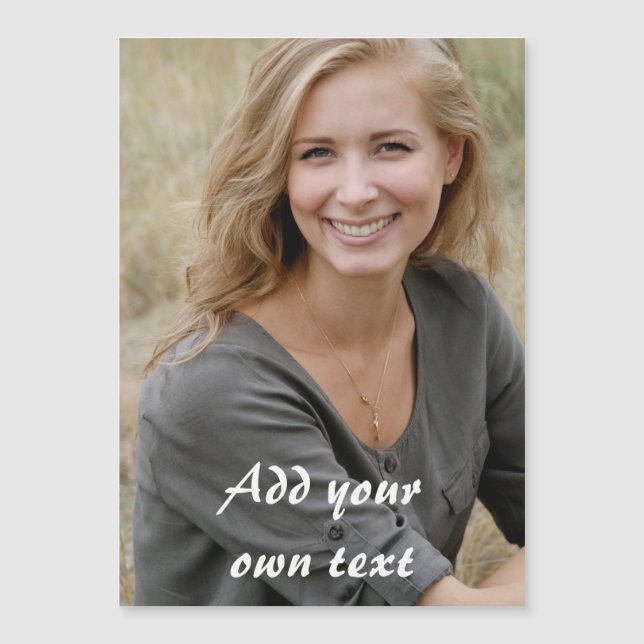 Convite Personalizado. Foto e texto. (Frente)