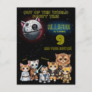 Convite Personalizado Gato Gatinho Fofinho Ficção