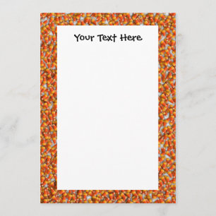 Convite Personalizado KRW Candy Corn 5x7