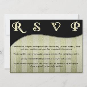 Convite Personalizado Onda e Listras de Design Mod