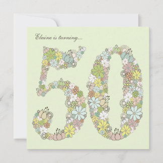 Convite Personalizado para Blooms Verdes da Festa