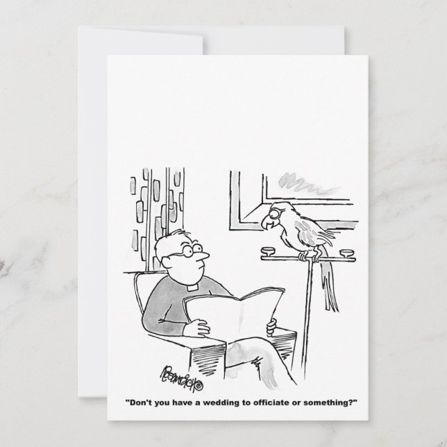 Convite personalizado para casamento de desenhos a (Frente)