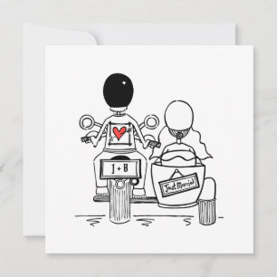 Convite Personalizado para Casamento de Moto e Sid