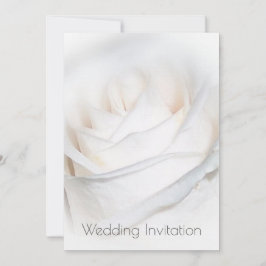 Convite Personalizado para Casamento de Rosa Branc