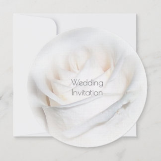 Convite Personalizado para Casamento de Rosa Branc
