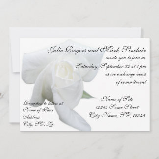 Convite Personalizado para Casamento Formal de Ros
