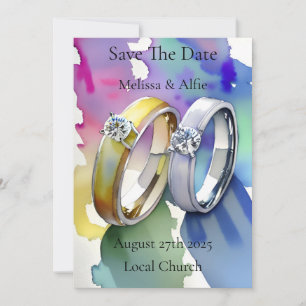 Convite personalizado para casamento ou noivado