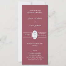 Convite personalizado para casamento simples Maroo