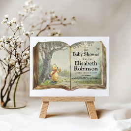 Convite Personalizado para Chá de Urso de Teddy