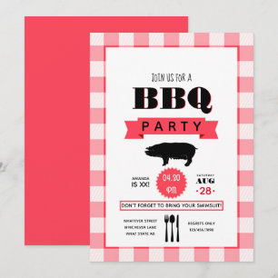 Convite personalizado para Churrasco de Aniversári