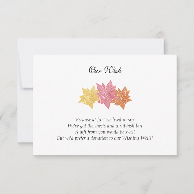 Convite Personalizado para Dia de Casamento 'Nosso (Frente)