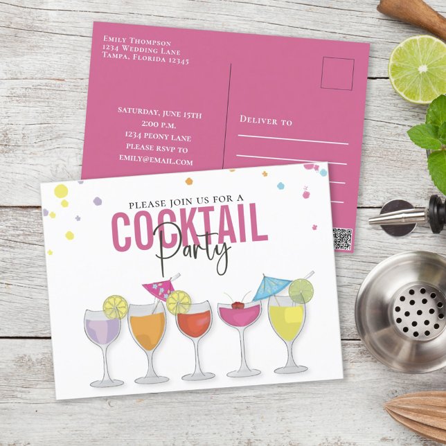 Convite Personalizado para Festa de Coquetéis Colo (Criador carregado)