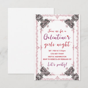Convite Personalizado para Festa de Galentine