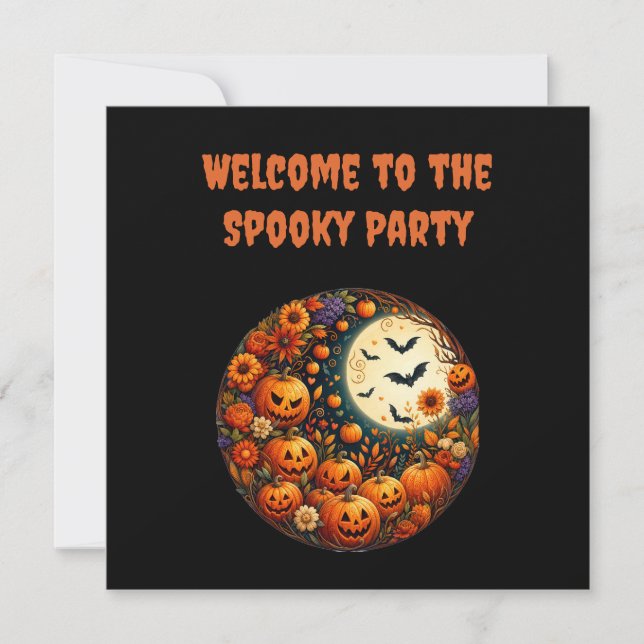 Convite Personalizado para Festa de Halloween Assu (Frente)