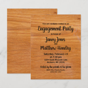 Convite Personalizado para Festa de noivado de Mad