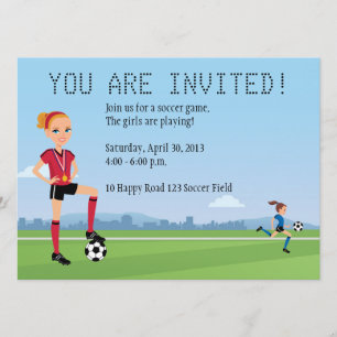 Convite Personalizado para Jogador de Futebol de R