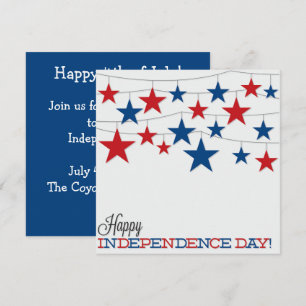 Convite Personalizado para o Dia da Independência 