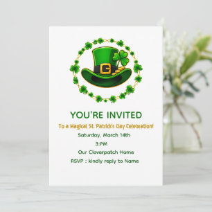 Convite Personalizado para o Dia de São Patrício