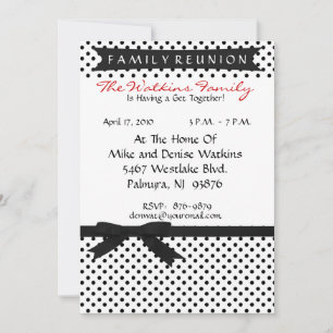 Convite Personalizado para Reunião da Família